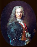 Nicolas de Largilliere Portrait de Francois-Marie Arouet, dit Voltaire Spain oil painting artist